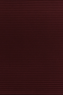 Italian Cotton and Acetate Ottoman in Bordeaux0