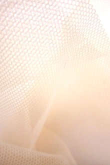Italian Nylon Tulle in Salmone1