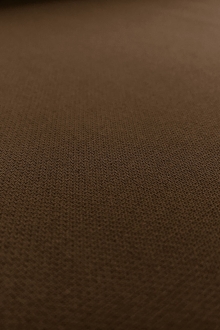 Poly Rayon Spandex Suiting in Chocolate0