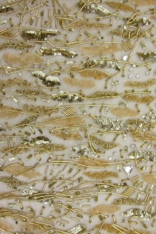 Novelty Hand Beaded Tulle0