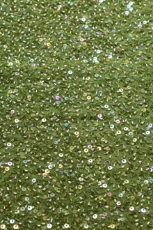 Sequins on Silk Chiffon0