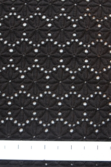Cotton Eyelet in Black0
