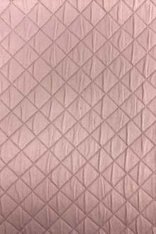 Diamond Quilted Woven Polyester in Blush0