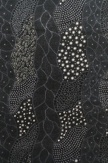 Australian Cotton Print With Aboriginal Motif0