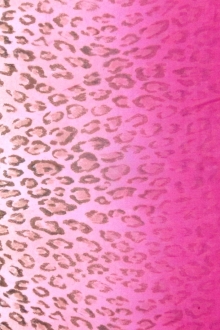 Printed Ombré Silk Chiffon Panel 0