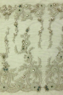 Beaded and Embroidered Tulle0