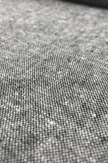 Yarn Dyed Linen Cotton Blend in Black0