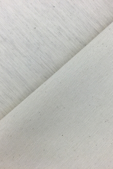 Doubleface Stretch Cotton Twill in Heather Ivory0