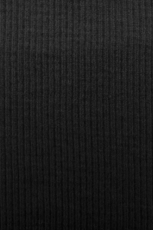 Made In The USA Acrylic Rib Knit in Black0