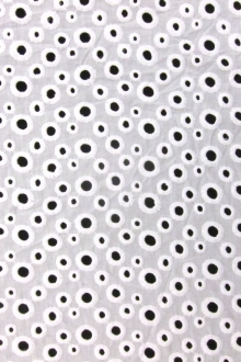 Cotton Eyelet in White0