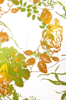 Printed Silk Charmeuse0