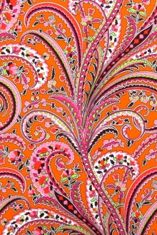 Printed Silk Crepe de Chine0