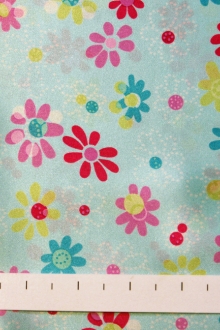 Printed Silk Charmeuse0