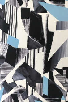 Poly Spandex Jersey Abstract Print 0