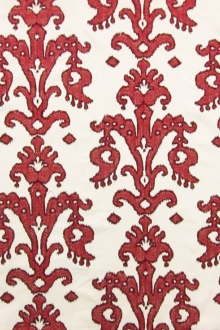 Embroidered Cotton Upholstery 0