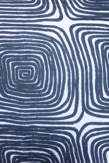 Printed Silk Crinkle Chiffon0