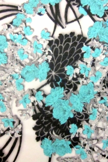 Printed Silk Chiffon0