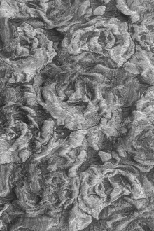 Polyester Blend Metallic Cloqué with Heavy Texture 0