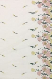 3D Flowers on Embroidered Tulle0