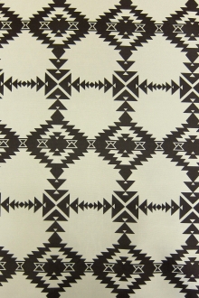 Printed Silk Blend Warp Zibeline0