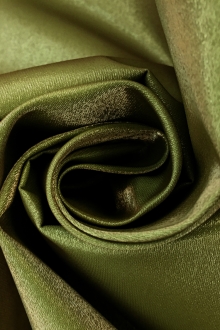 Metallic Polyester and Viscose Blend Satin Face Organza0