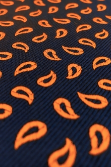 Silk Jacquard with Small Teardrop Shapes0