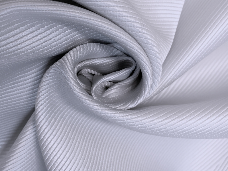 Polyester Faille in Light Grey0