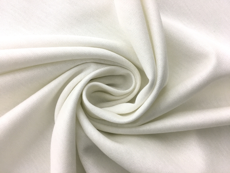 Italian Cotton Jersey in Off White1