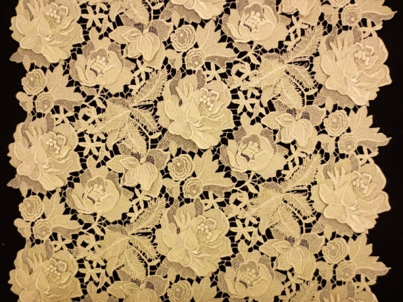 Metallic Guipure Lace3