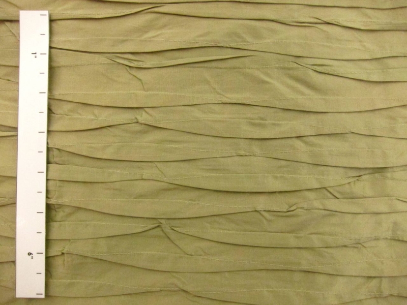 Iridescent Tucked Silk Shantung1