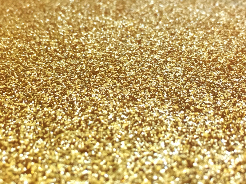 Heat Transfer Polyester Glitter Adhesive in Gold1
