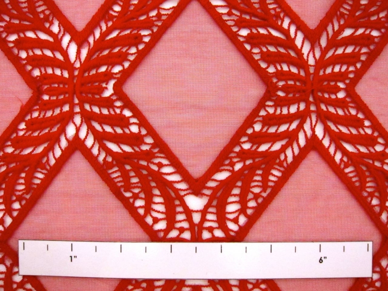 Novelty Embroidered Cut Out Tulle1