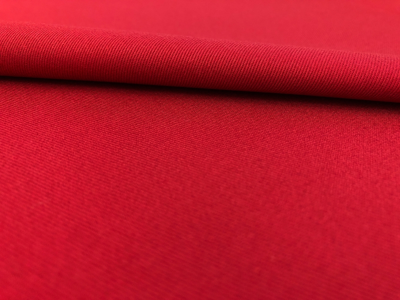 Cotton Chino Twill in Tommy Red 0