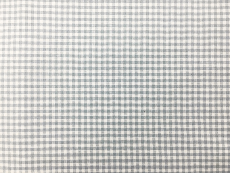 Carolina Cotton Gingham in Fog0