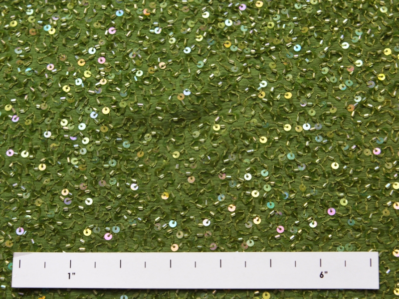 Sequins on Silk Chiffon1