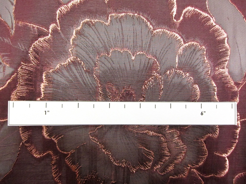 Metallic Fil Coupé Liquid Look Organza2