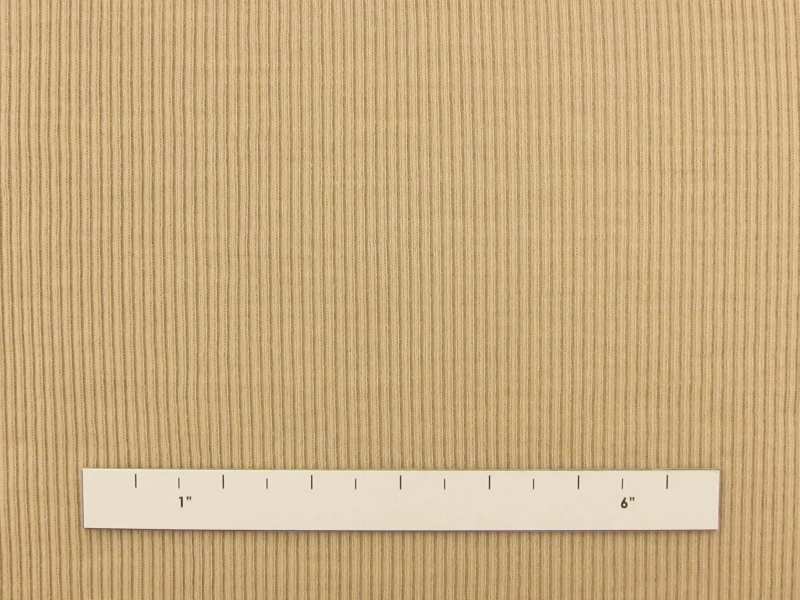 Virgin Wool Rib Knit in Nude1