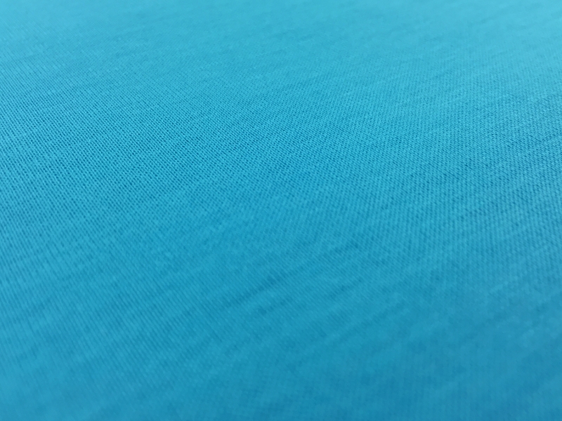 Italian Cotton Jersey in Zircon Blue0