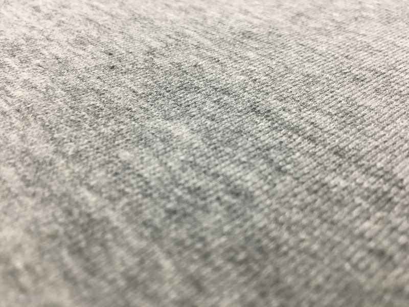 Japanese Cotton French Terry in Heather Grey3