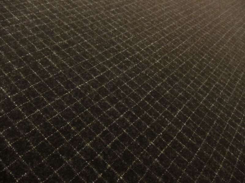 Virgin Wool Lycra Flannel Grid2