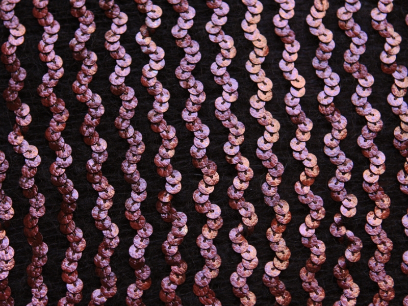 Sequins on Wool 0