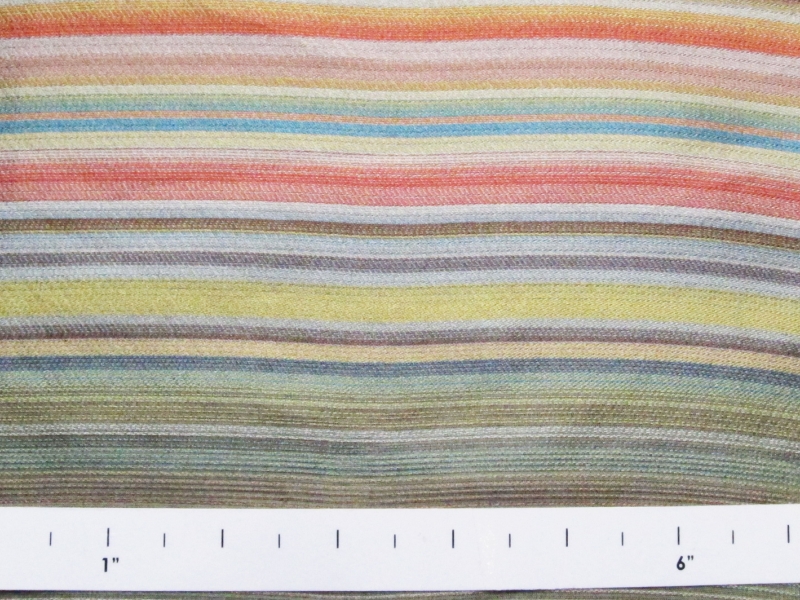 Silk Blend Organza Woven Stripe1