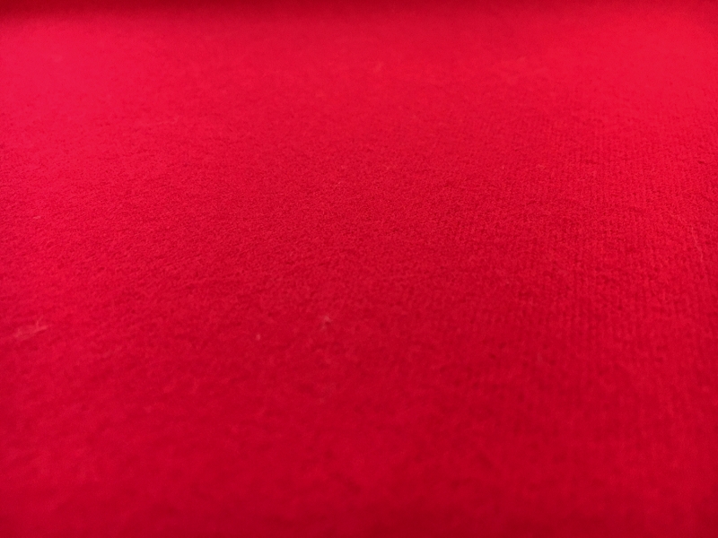 Cotton Flannel in Ruby Red0