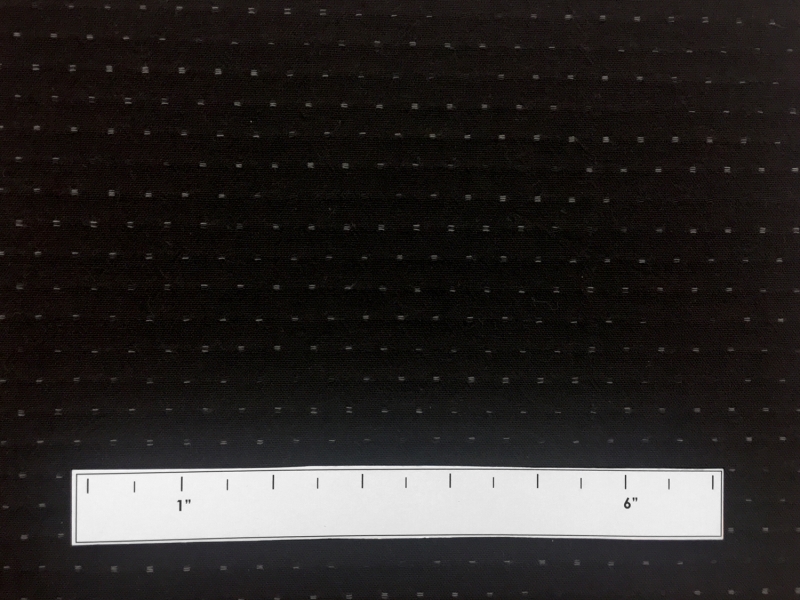 Japanese Cotton Woven Dots Novelty in Espresso 1