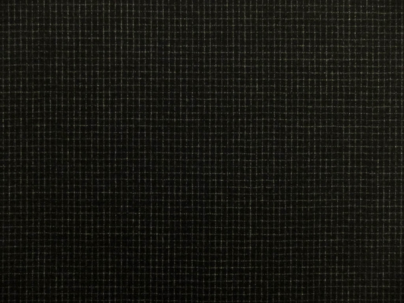 Virgin Wool Lycra Flannel Grid0
