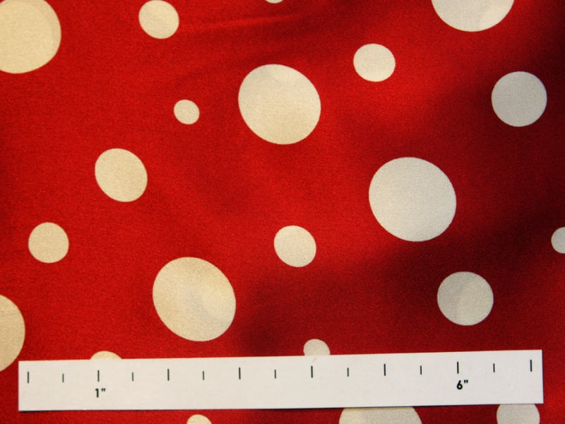 Printed Silk Charmeuse0