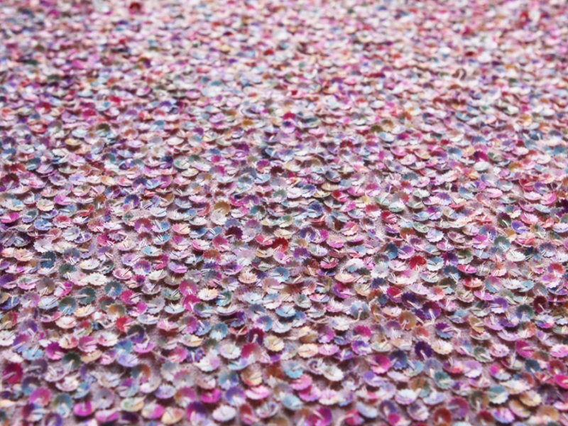 Novelty Sequins on Silk Chiffon2