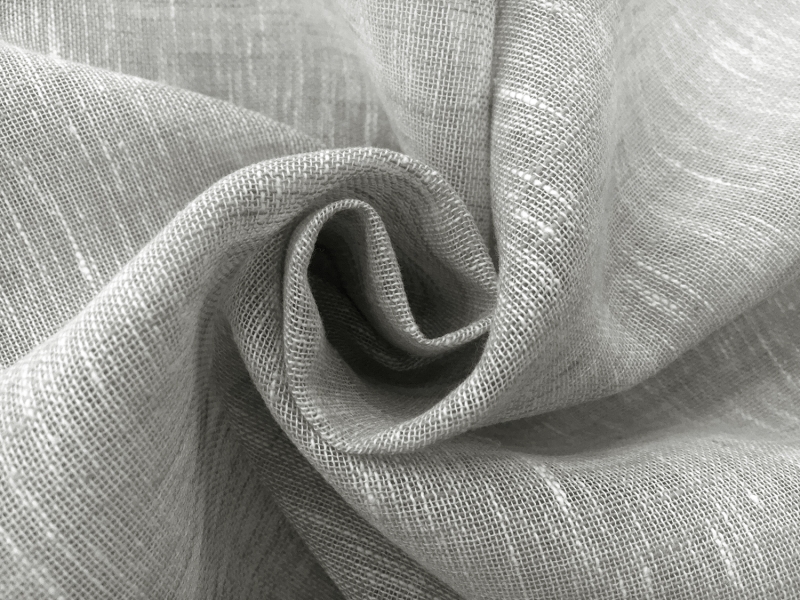 Extra Wide Poly Cotton Sheer Mesh in Grey1