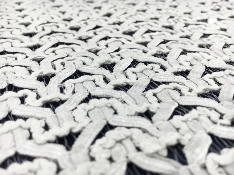 Calvin Klein Novelty Acetate Mesh in White0