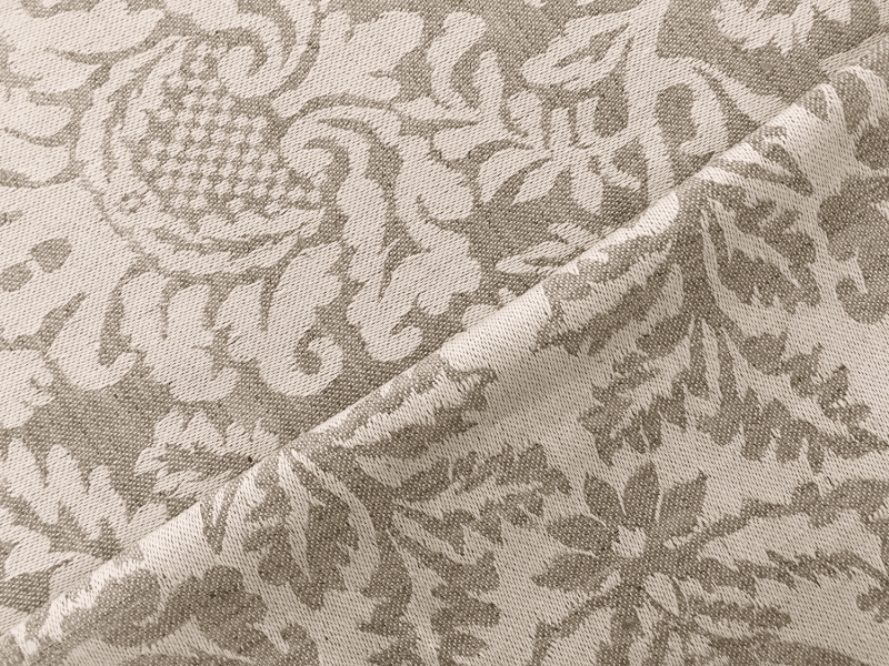 Doubleface Linen Upholstery Filigree Damask0